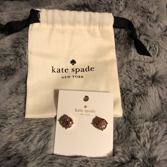 Kate Spade Glitter Drop Earrings NWT - Picture 2 of 3